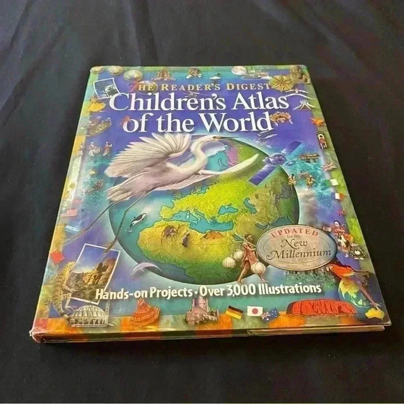 Other | A Childrens Atlas Of The World Readers Digest 1998 Projects ...
